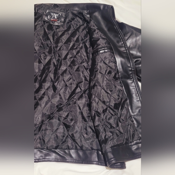 Men's faux leather jacket - Picture 5 of 9